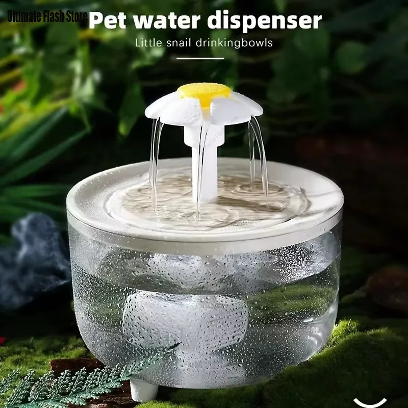 Pet Water Fountain Automatic Cat Drink Bowl Filter 1200ml USB Electric Mute Pet Drinking Dispenser Drinker For Cats Water Filter