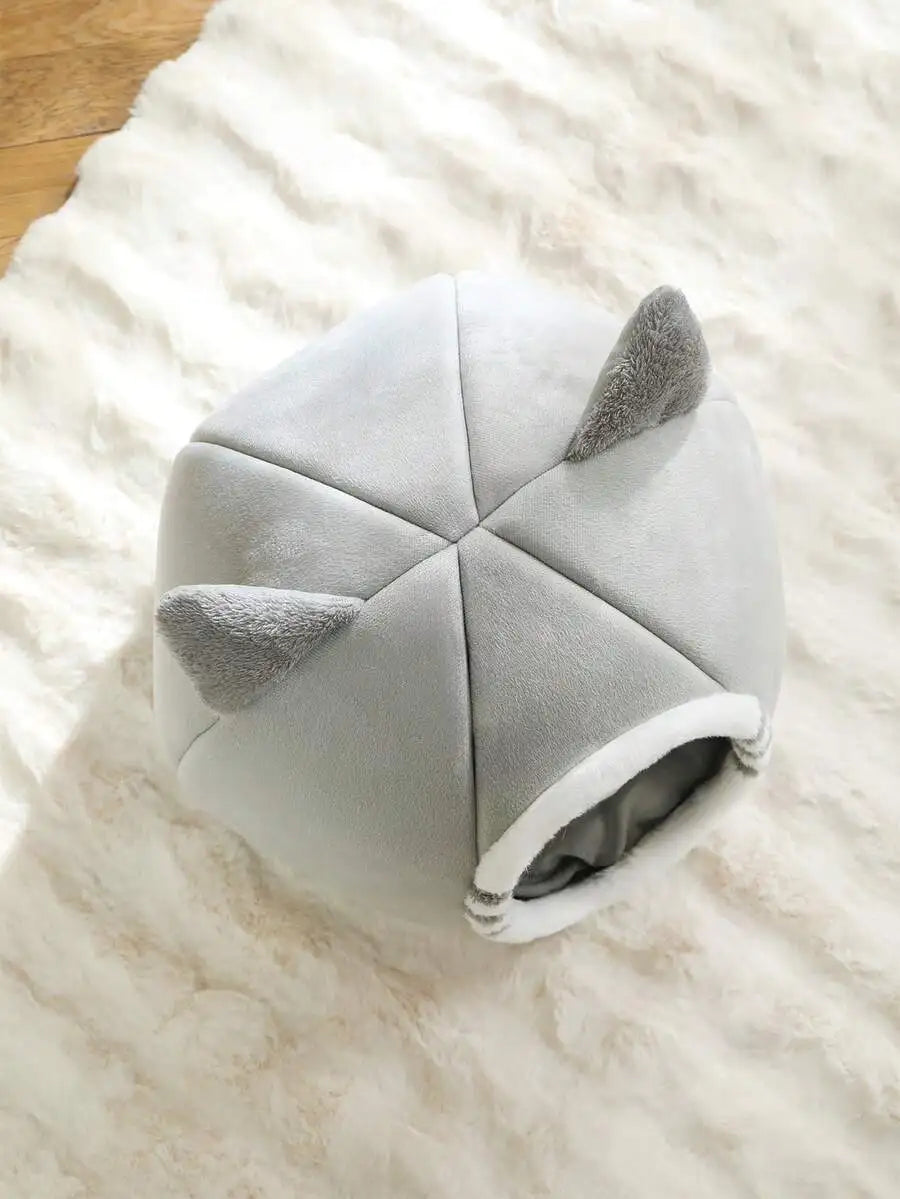 PETSIN 1 PC Cat Bed Kitten Bed, Washable Cat Beds For Indoor Cats, Super Soft Pet House For Puppy And Kitten With Anti-Slip
