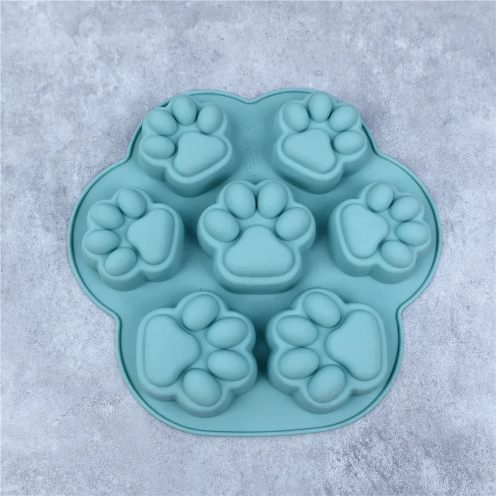 3D Lovely Bear Cake Mold Animal Cookie Silicone Mould For Chocolate Candy Kitchen Fondant Supplies Cupcake Topper Decorating