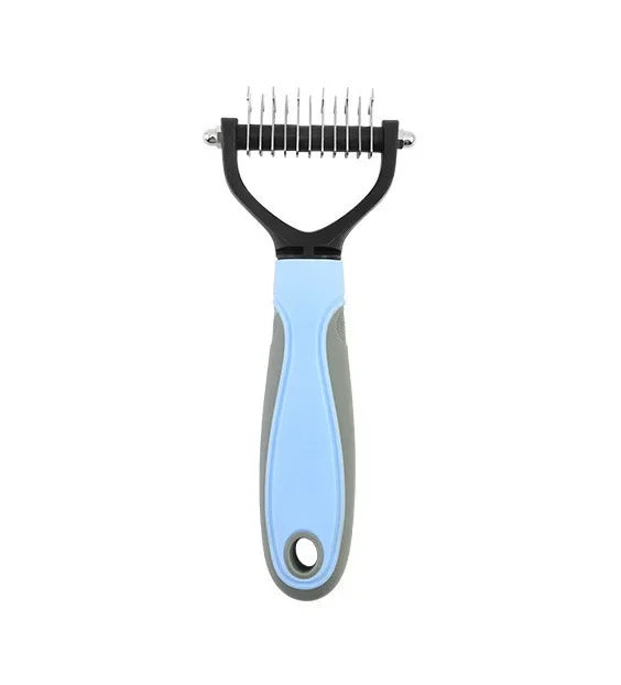 Double Sided Stainless Steel Pet Grooming Brush Dog Cat Hair Remover Comb Tangle Removal Pet Supplies