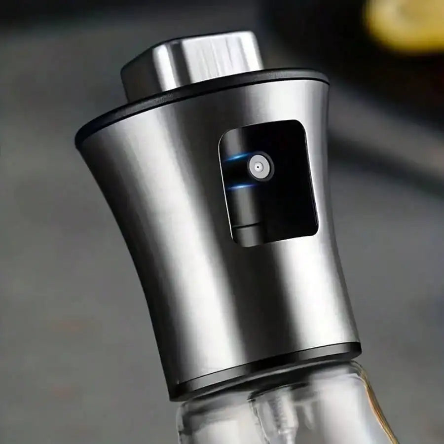 Glass Olive Oil Spray Bottle, Stainless Steel