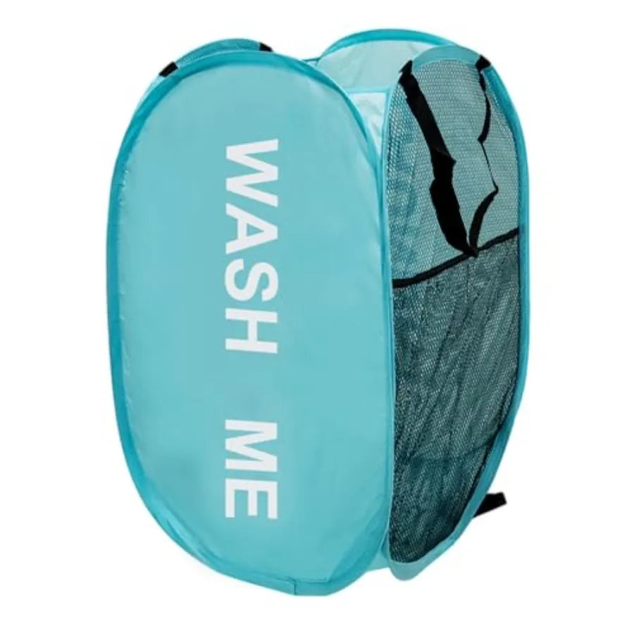 Pop-Up Collapsible Laundry Basket with Carry Handles