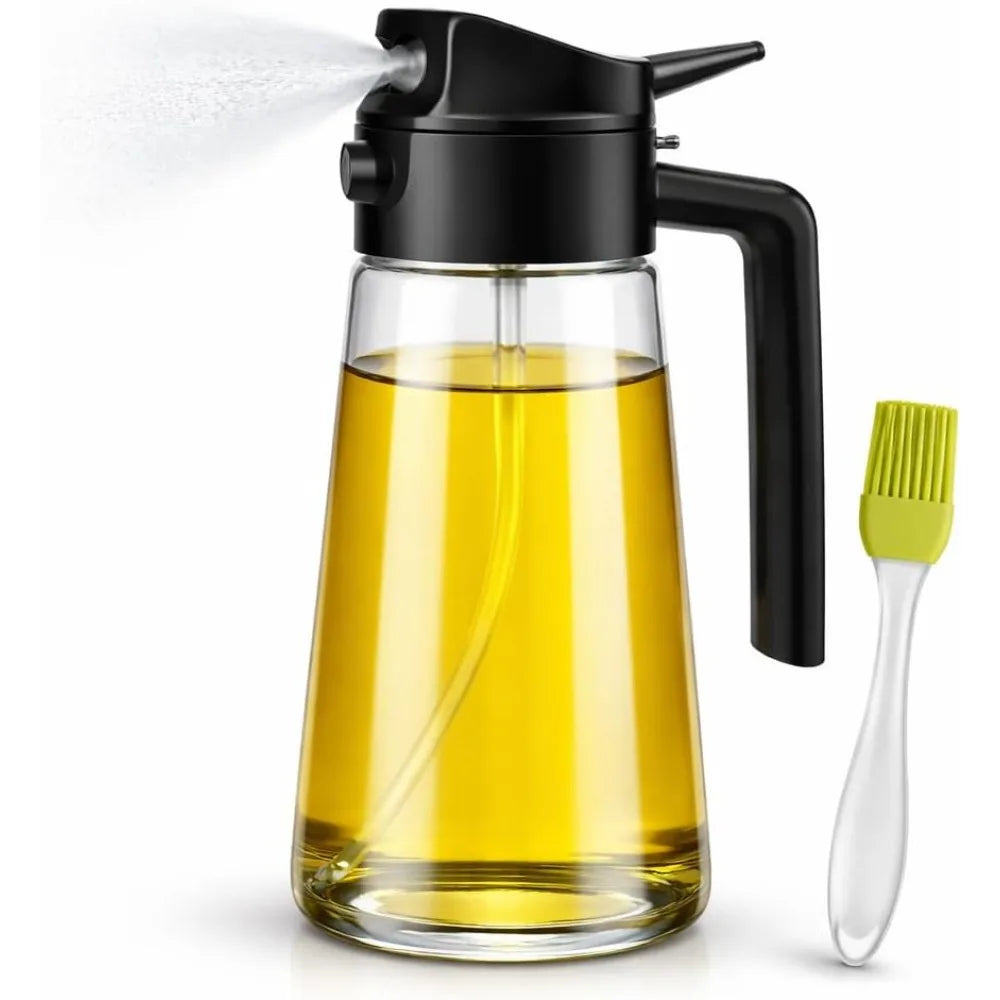 2-in-1 Oil Sprayer & Dispenser Bottle