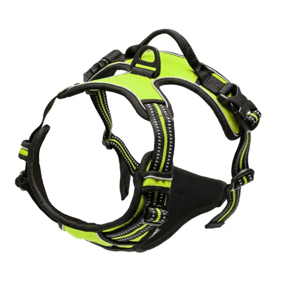 Adjustable No Pull Dog Harness Front Clip Reflective Comfortable Handle for Medium to Large Dogs Walking