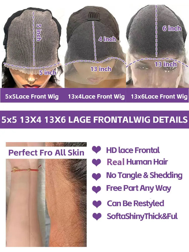 250% Density 13x6 Hd Transparent Jerry Curly Lace Front Wig Brazilian Lace Frontal Wig 13x4 Pre Plucked Lace Human Hair Wigs